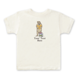 SF Mercantile Book Bear Custom Kids Tee