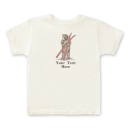 SF Mercantile Ski Bear Custom Kids Tee