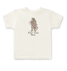 SF Mercantile Bike Bear Custom Kids Tee