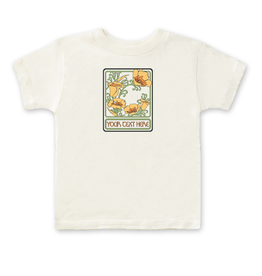 SF Mercantile Nouveau Poppies Custom Kids Tee