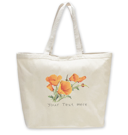 SF Mercantile Vintage Poppies Custom Totes