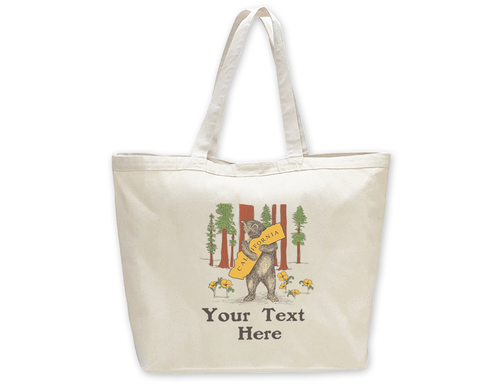 SF Mercantile Redwoods Bear Custom Totes