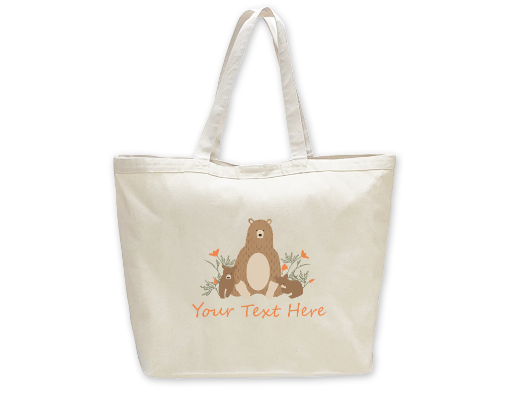 SF Mercantile Bear Family Custom Totes