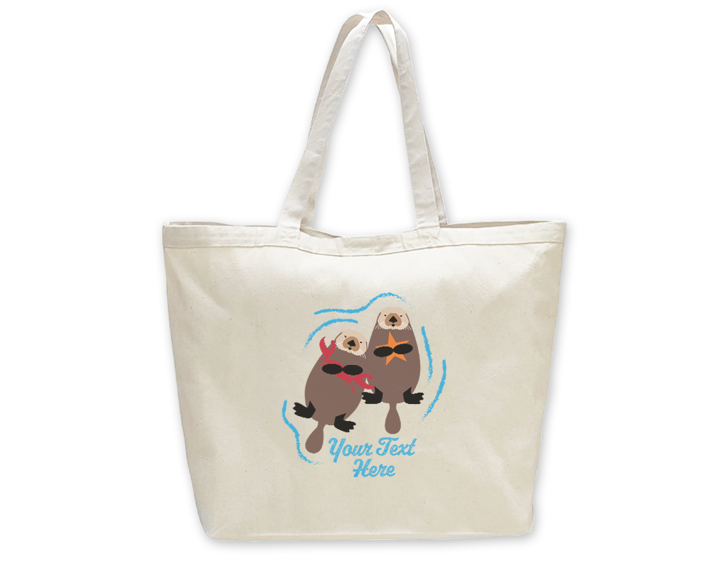 SF Mercantile Sea Otters Custom Totes
