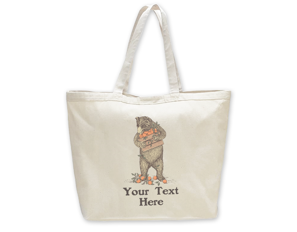SF Mercantile Produce Bear Custom Totes