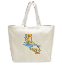 SF Mercantile State w/ Poppies Custom Totes