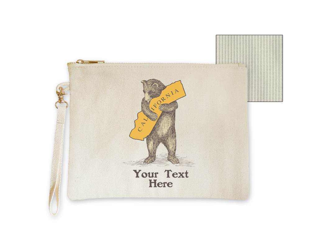 SF Mercantile California Bear Hug Custom Pouches