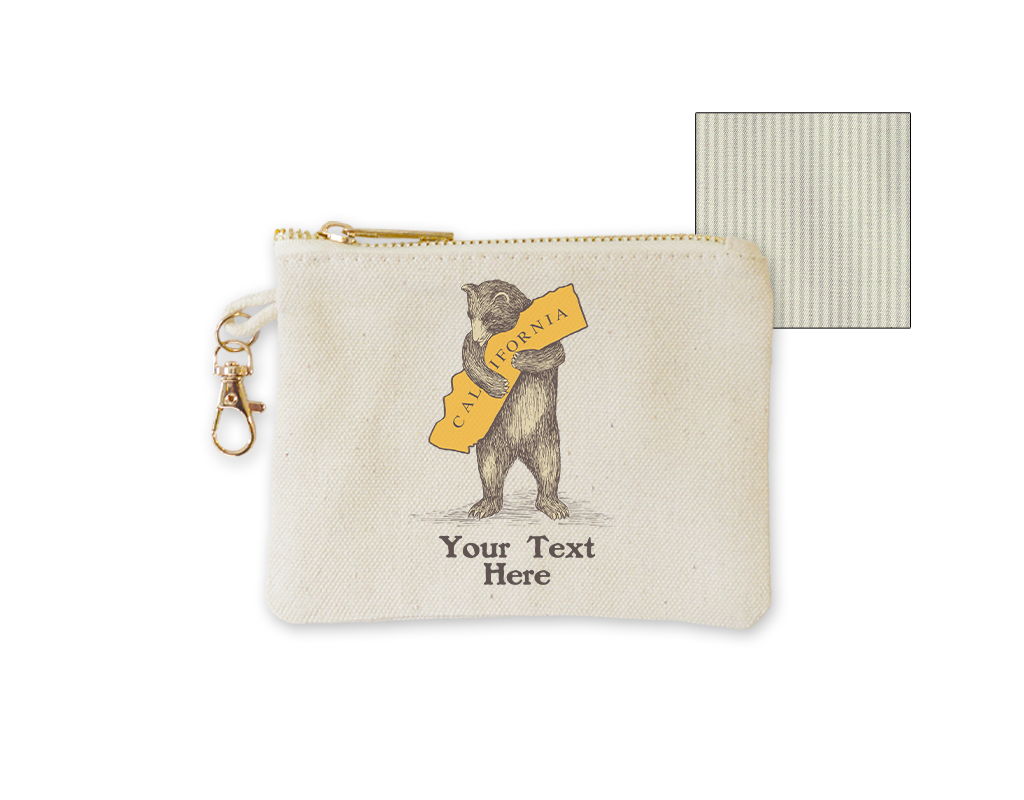 SF Mercantile California Bear Hug Custom Pouches
