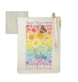 SF Mercantile Rainbow Floral Field Custom Pouches