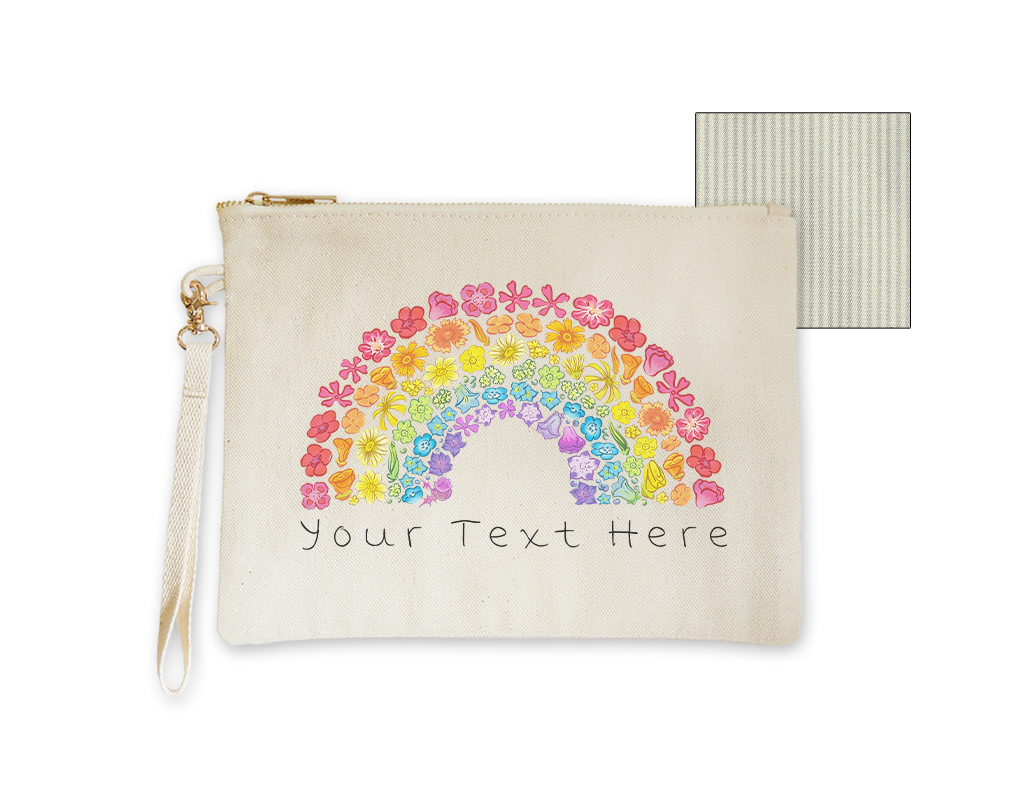 SF Mercantile Wildflower Rainbow Custom Pouches
