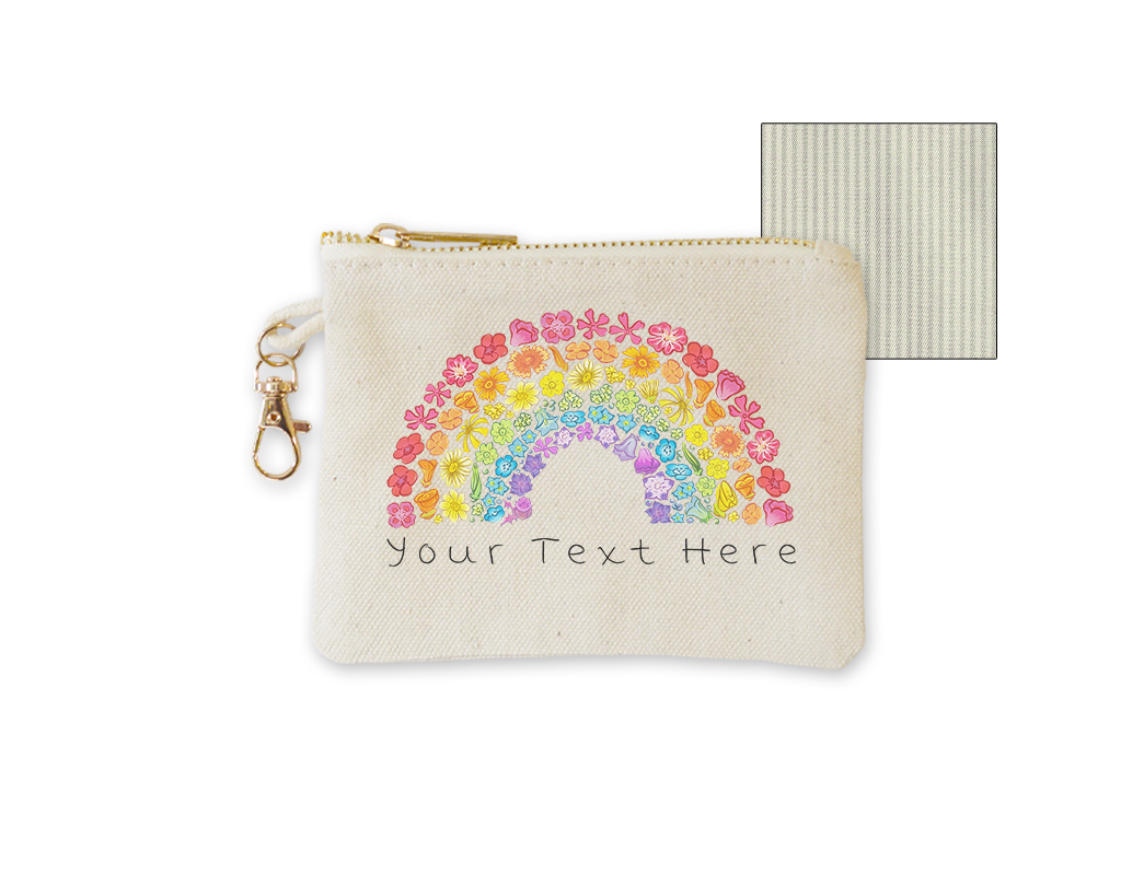 SF Mercantile Wildflower Rainbow Custom Pouches
