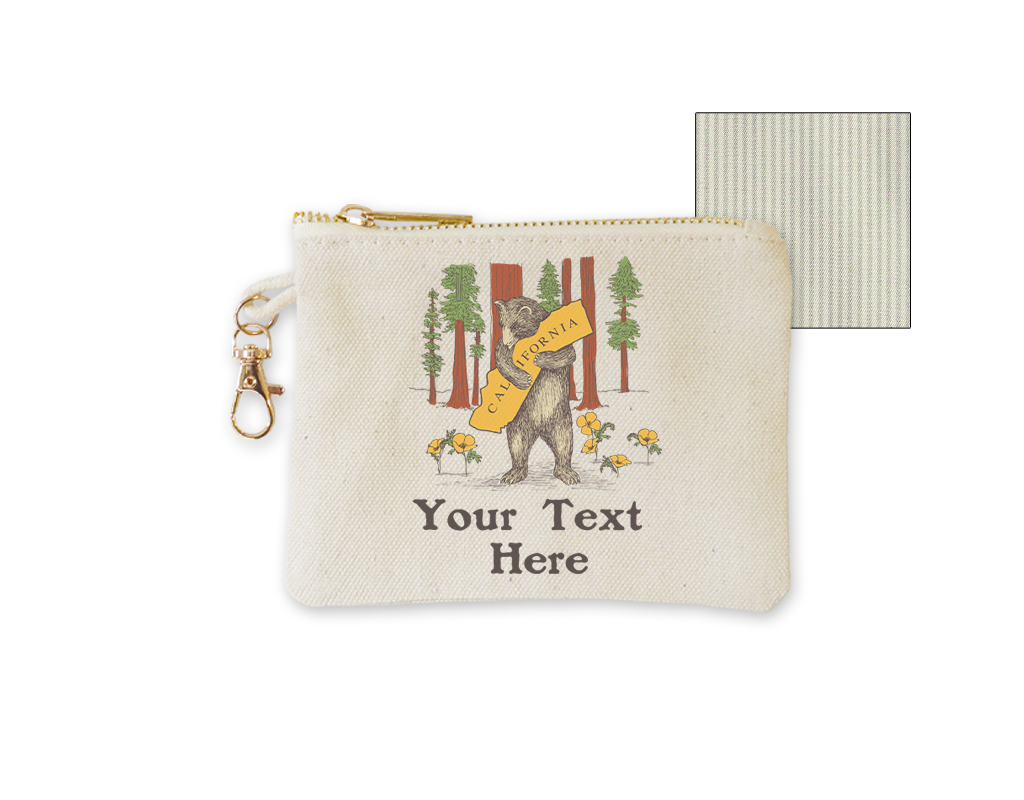 SF Mercantile Redwoods Bear Custom Pouches