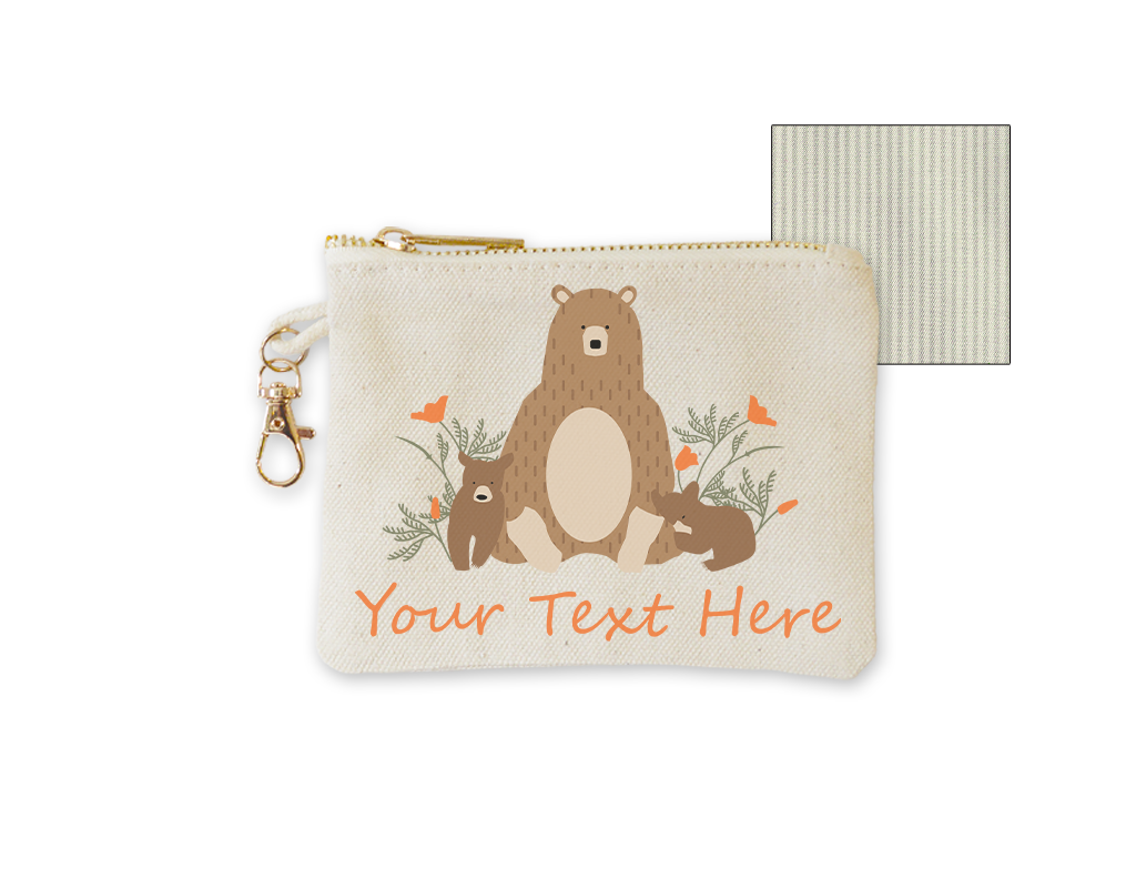 SF Mercantile Bear Family Custom Pouches