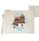 SF Mercantile Sea Otters Custom Pouches