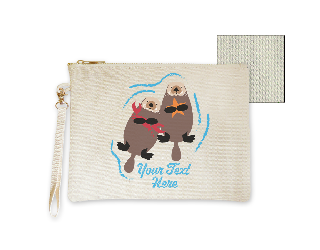 SF Mercantile Sea Otters Custom Pouches