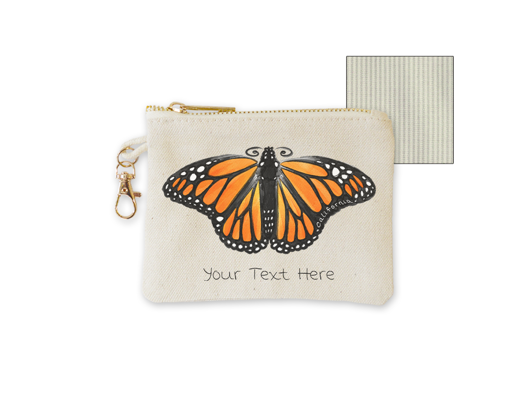 SF Mercantile Monarch Butterfly Custom Pouches