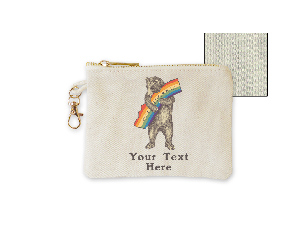 SF Mercantile Pride Bear Custom Pouches