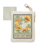 SF Mercantile Nouveau Poppies Custom Pouches