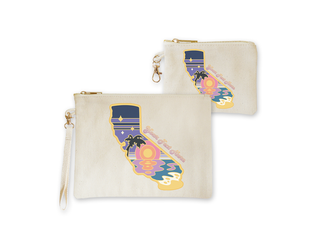 SF Mercantile Retro Sunset Custom Pouches