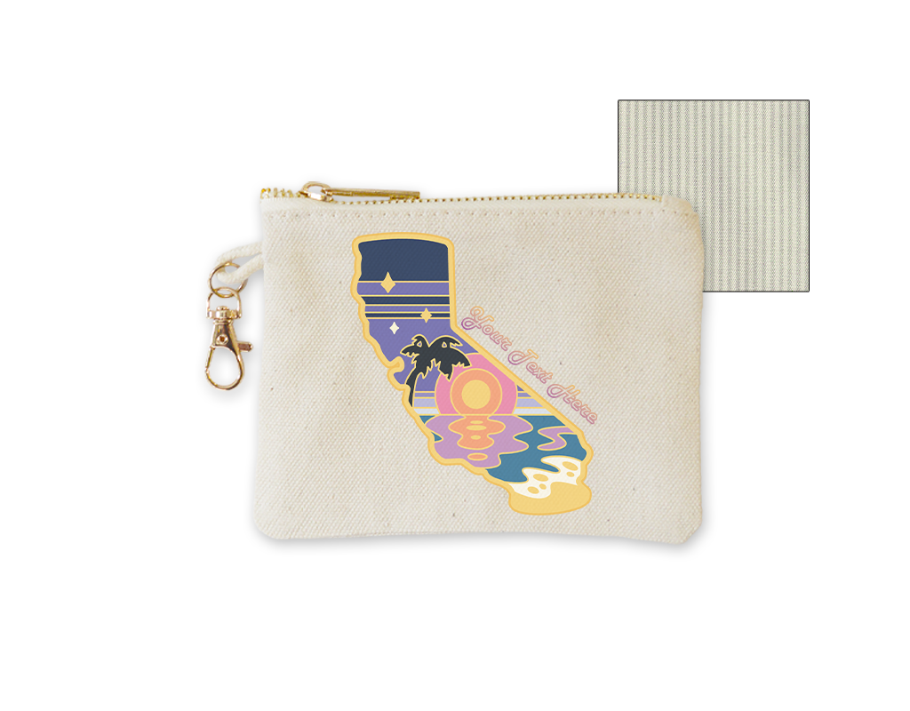 SF Mercantile Retro Sunset Custom Pouches