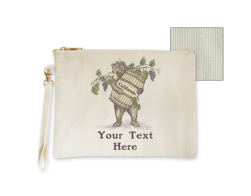 SF Mercantile Wine Bear Custom Pouches