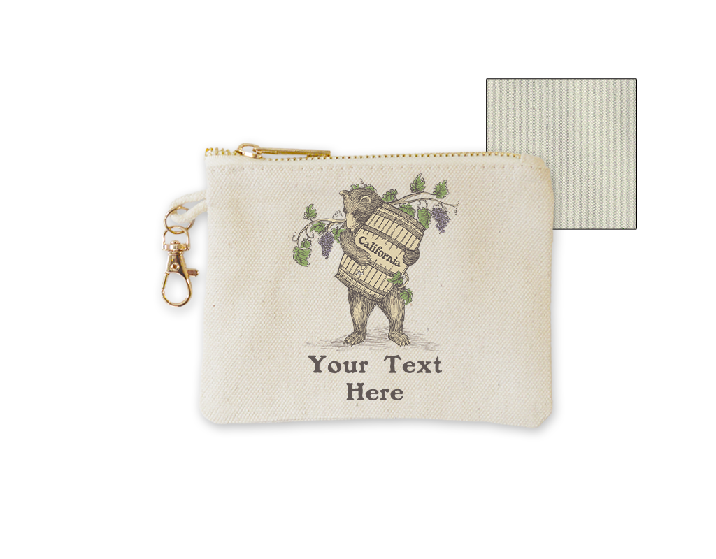 SF Mercantile Wine Bear Custom Pouches