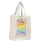 SF Mercantile Rainbow Floral Field Custom Totes