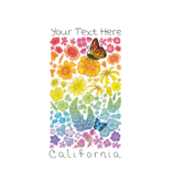 SF Mercantile Rainbow Floral Field Custom Totes