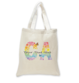 SF Mercantile Rainbow Floral CA Custom Totes
