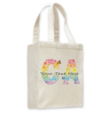 SF Mercantile Rainbow Floral CA Custom Totes