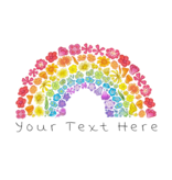 SF Mercantile Wildflower Rainbow Custom Totes