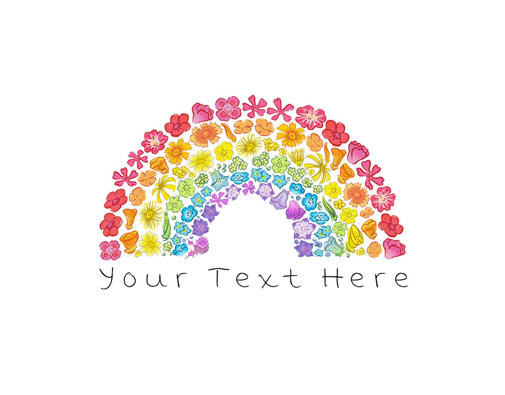 SF Mercantile Wildflower Rainbow Custom Totes