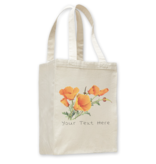 SF Mercantile Vintage Poppies Custom Totes