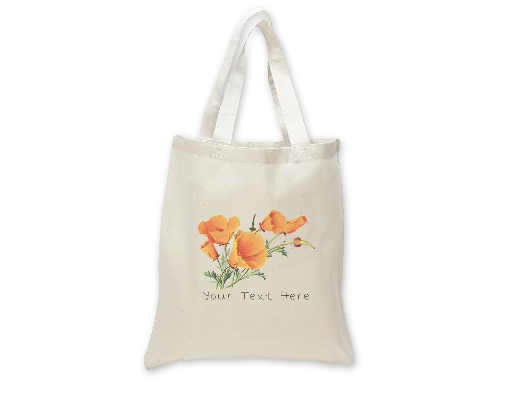 SF Mercantile Vintage Poppies Custom Totes