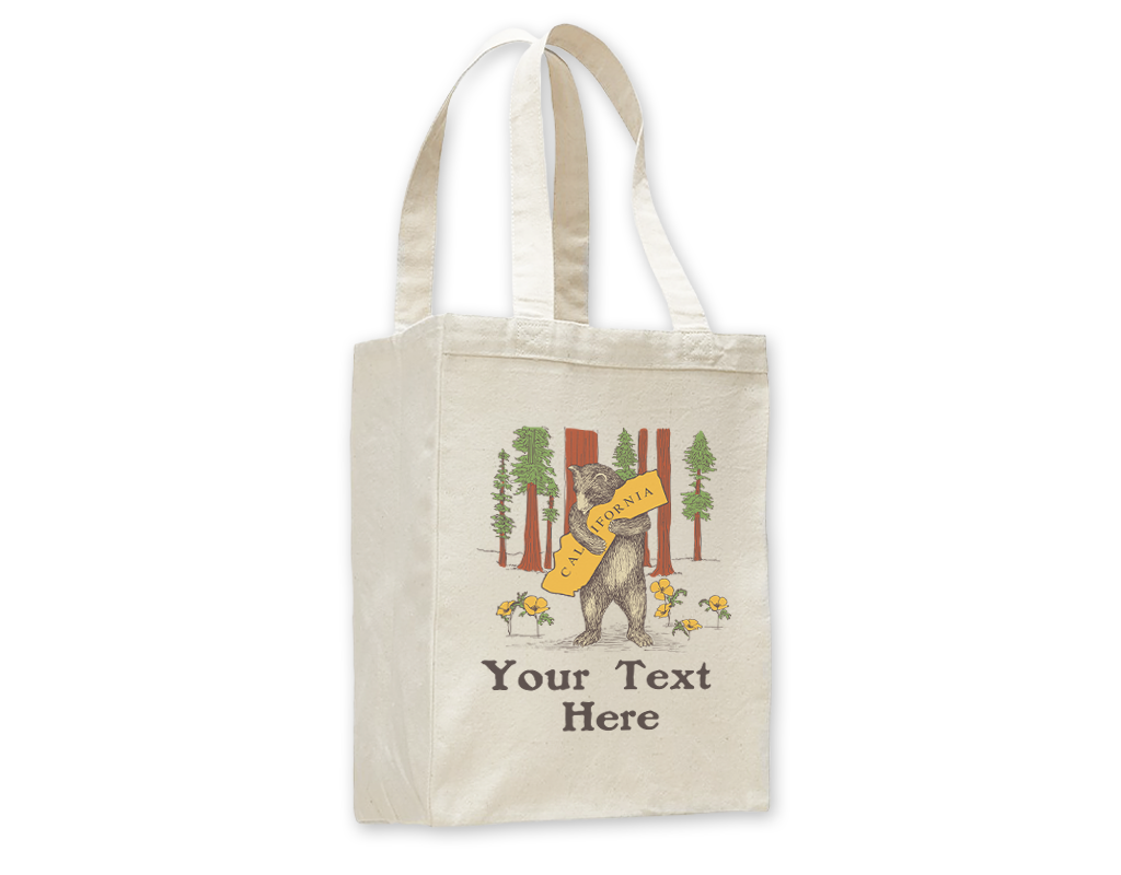SF Mercantile Redwoods Bear Custom Totes