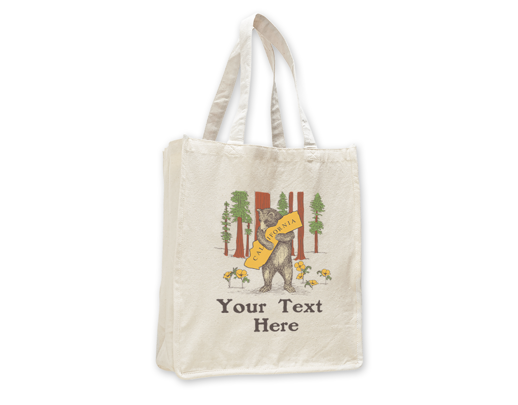 SF Mercantile Redwoods Bear Custom Totes