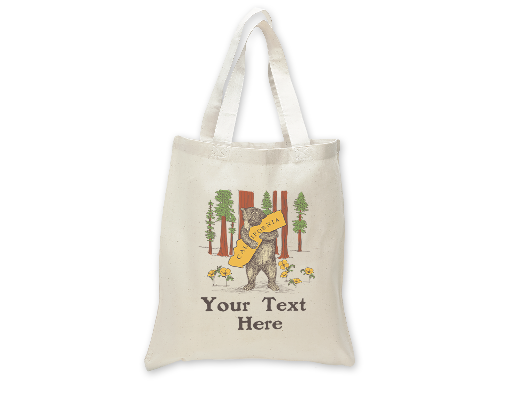 SF Mercantile Redwoods Bear Custom Totes