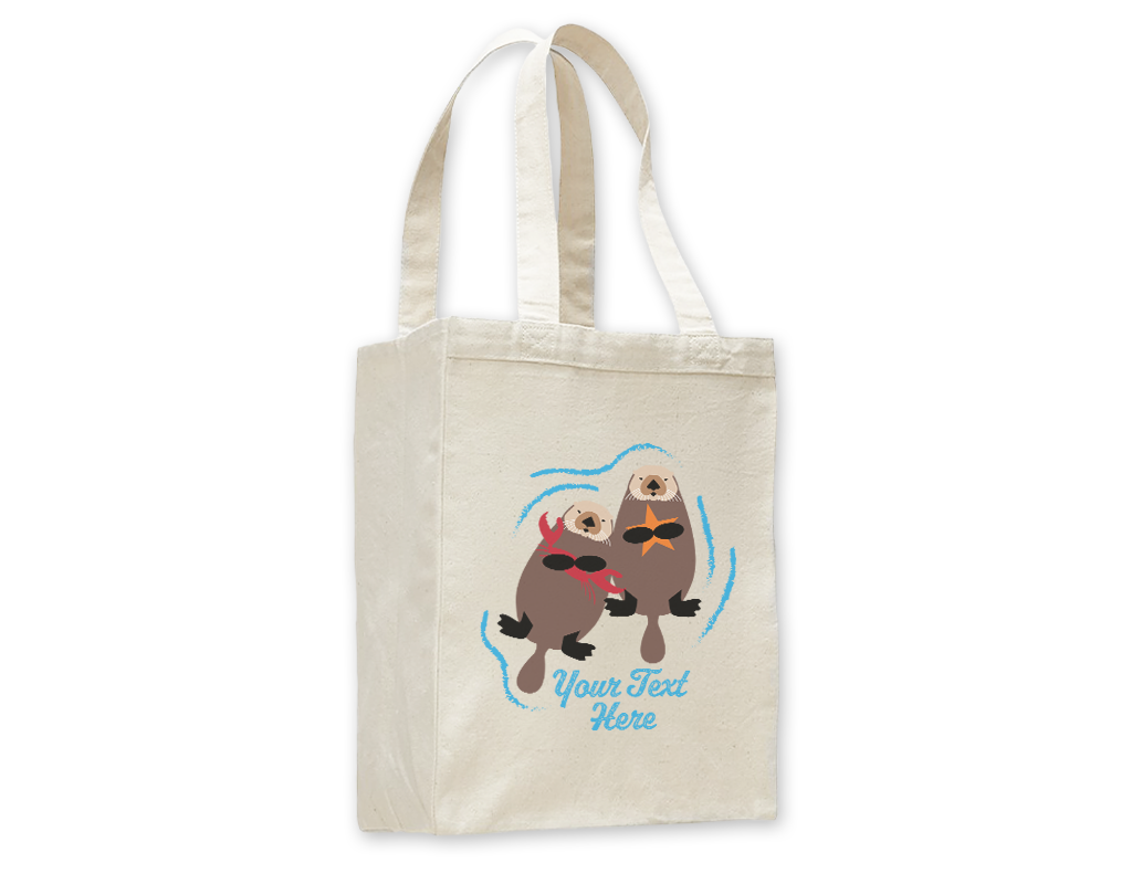 SF Mercantile Sea Otters Custom Totes
