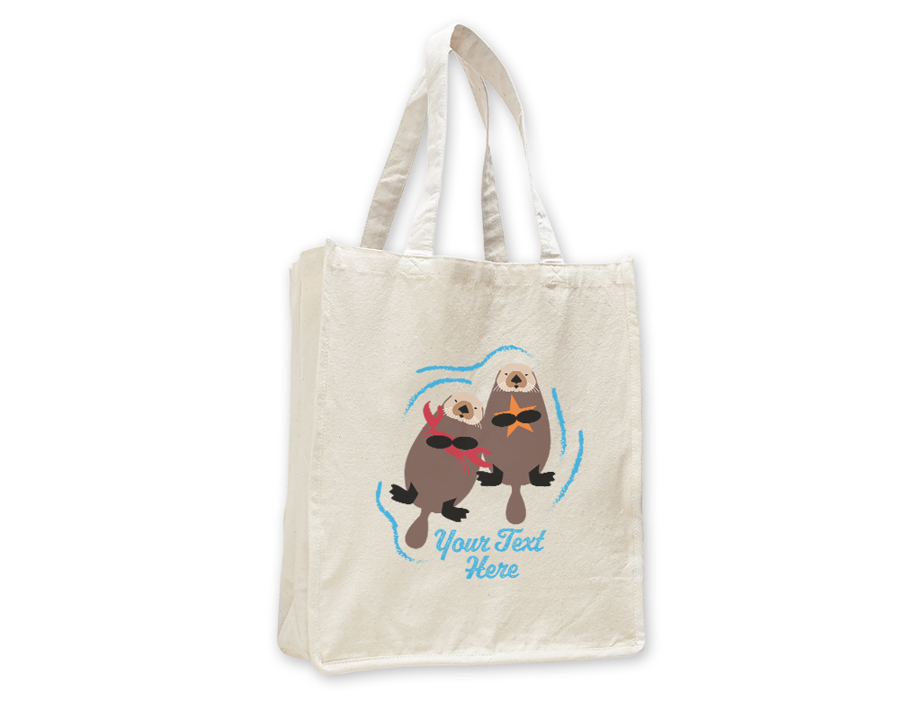 SF Mercantile Sea Otters Custom Totes