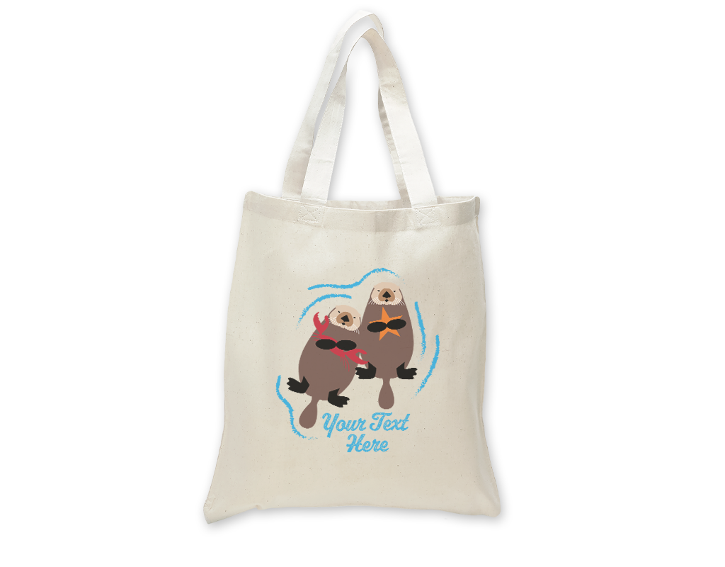 SF Mercantile Sea Otters Custom Totes