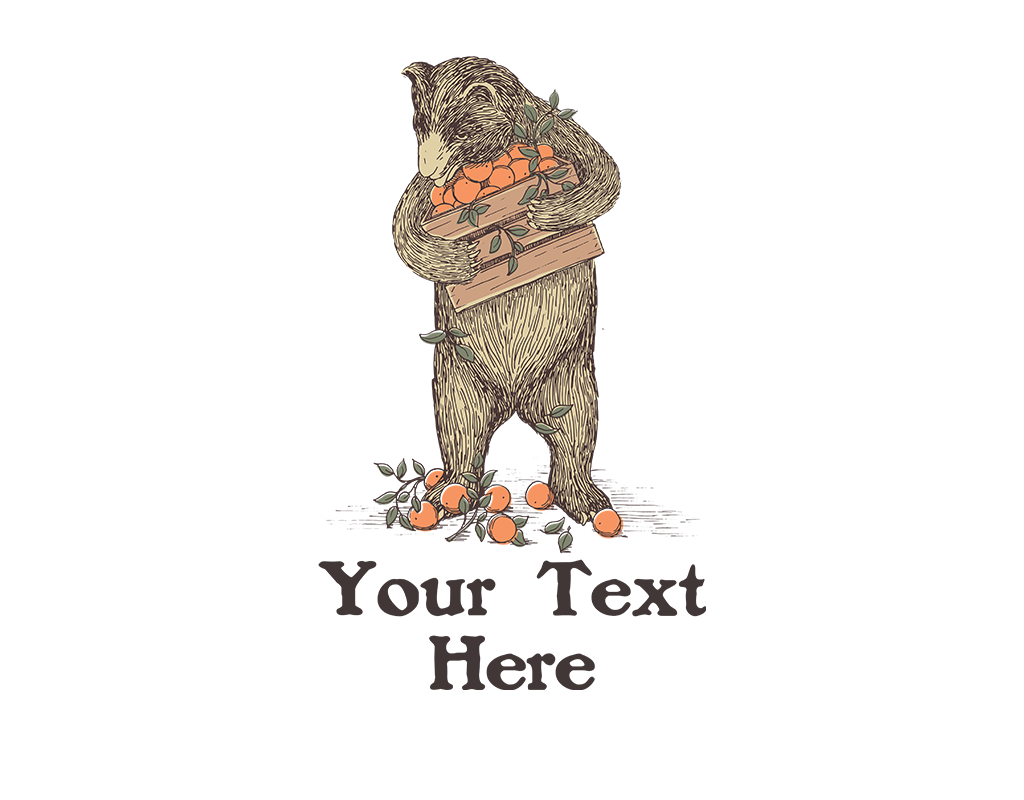 SF Mercantile Produce Bear Custom Totes