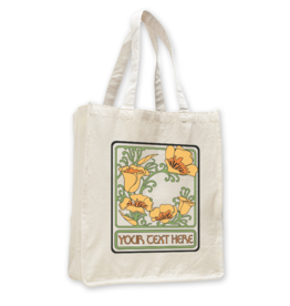 SF Mercantile Nouveau Poppies Custom Totes