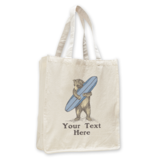 SF Mercantile Surf Bear Custom Totes