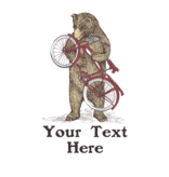 SF Mercantile Bike Bear Custom Onesie