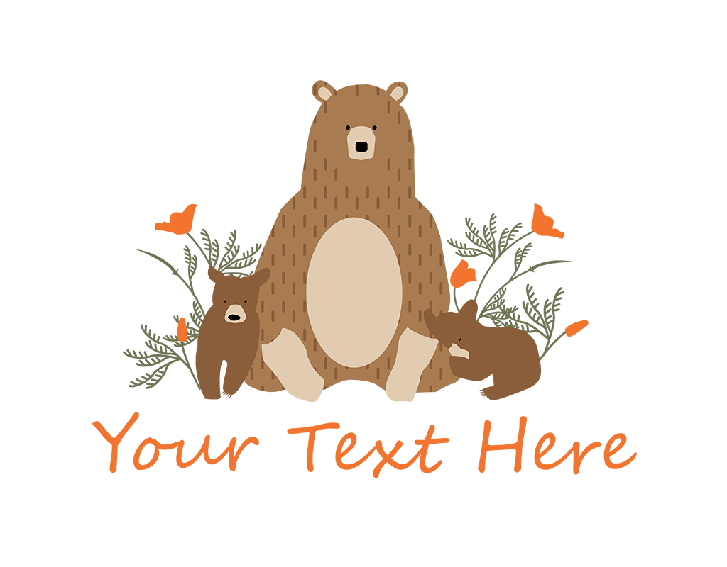 SF Mercantile Bear Family Custom Onesie