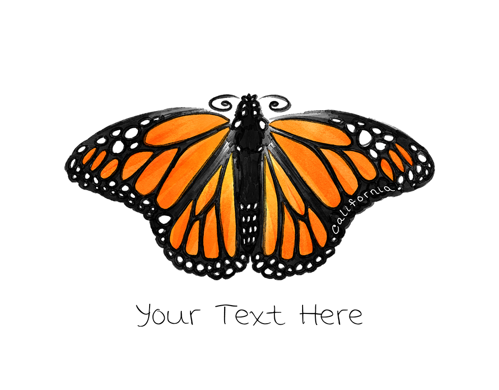 SF Mercantile Monarch Butterfly  Custom Onesie