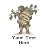 SF Mercantile Wine Bear Custom Onesie