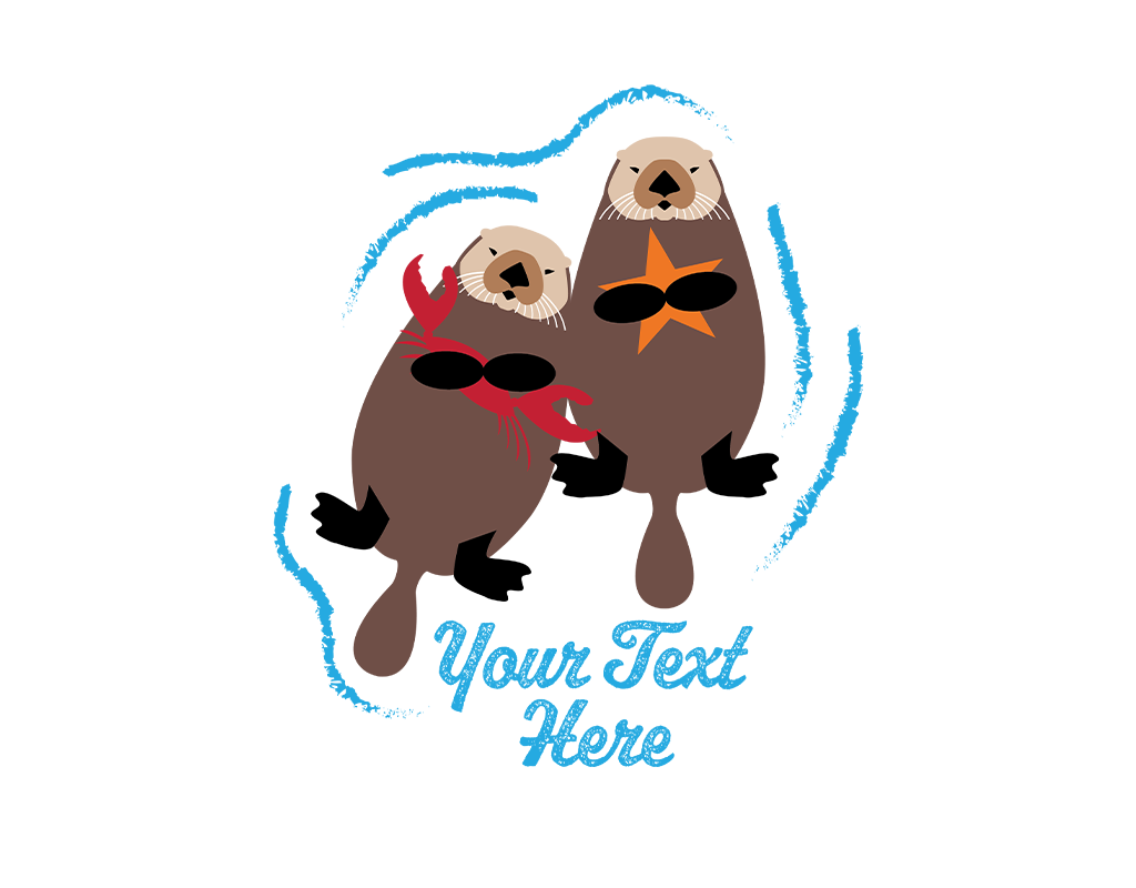 SF Mercantile Sea Otters Custom Kids Tee