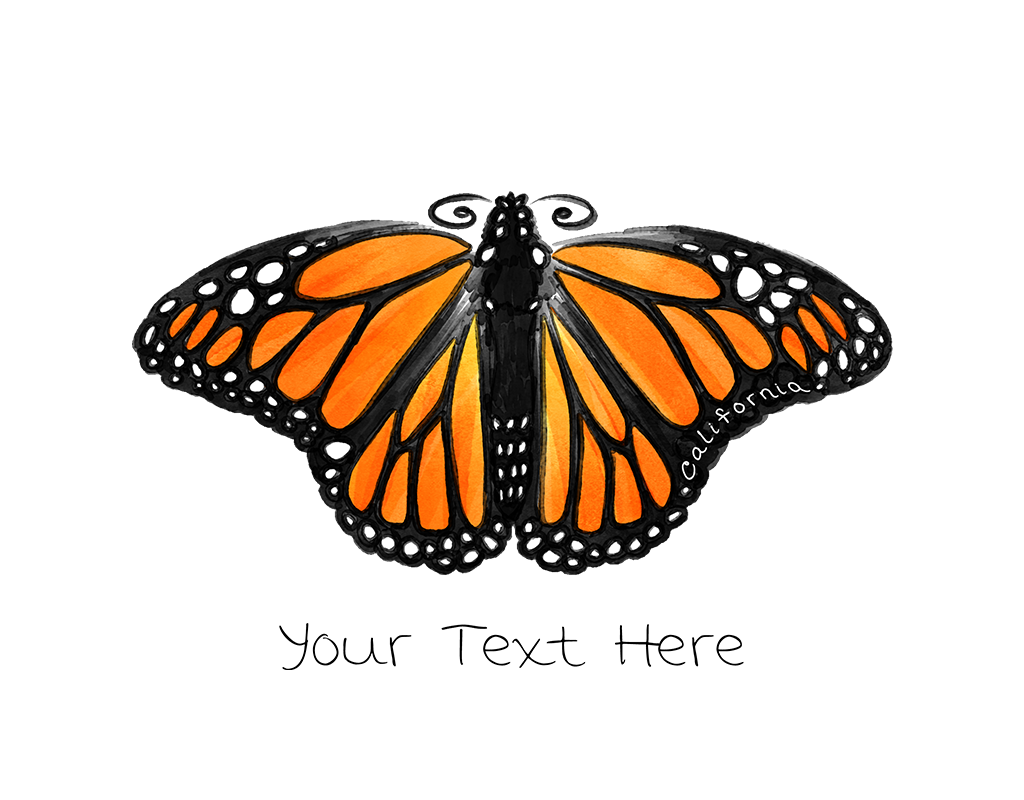 SF Mercantile Monarch Butterfly Custom Unisex Tee