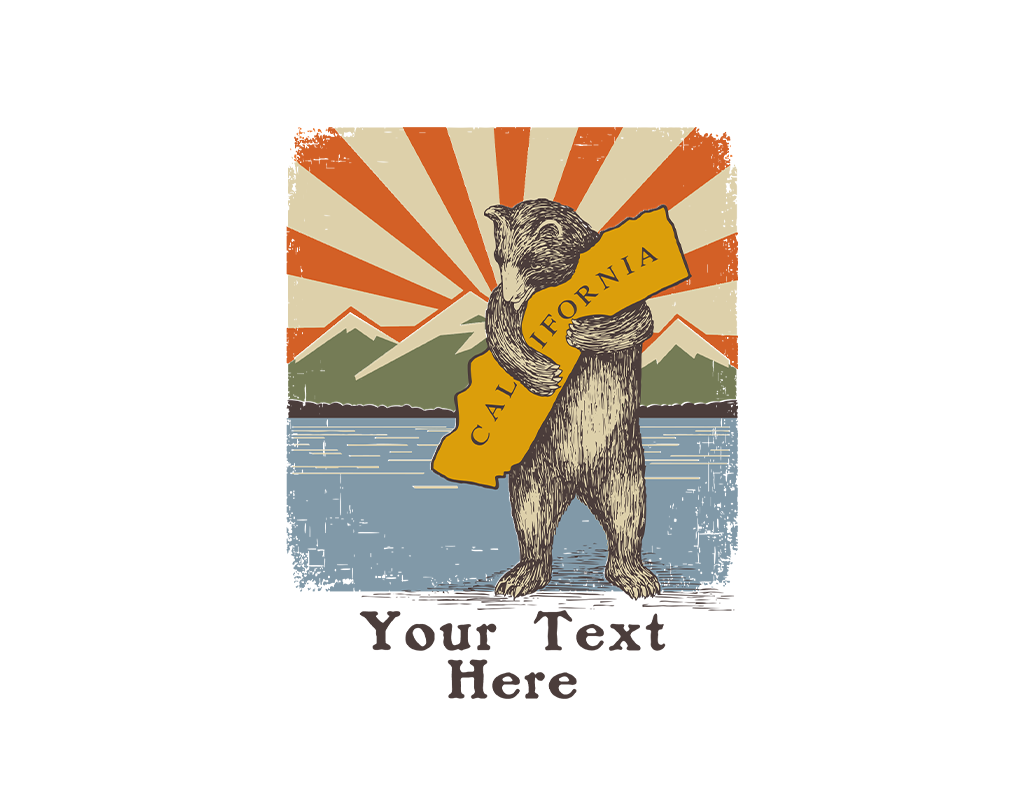 SF Mercantile Mountain Bear Custom Unisex Tee